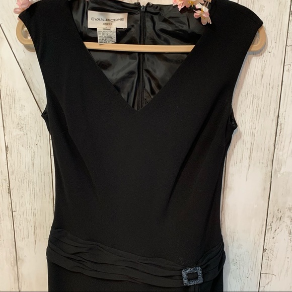 Evan Picone cocktail drop waist dress size 4 - Picture 3 of 8